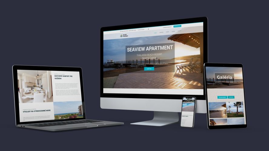 Web stránka pre ubytovacie zariadenie – APARTMÁN