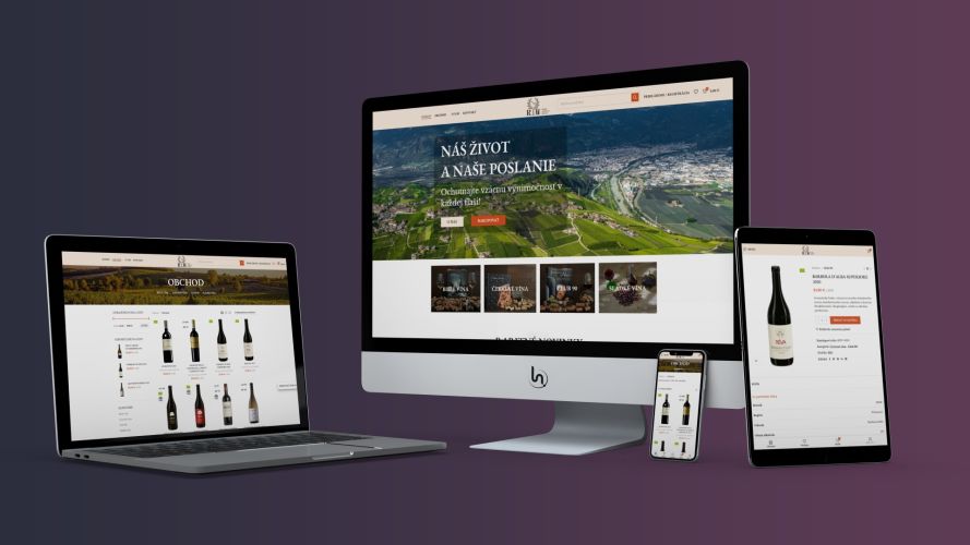 Tvorba e-shopu na predaj raritného talianskeho vína